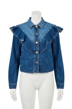 NEW TRIBAL fancy jean jacket in blue